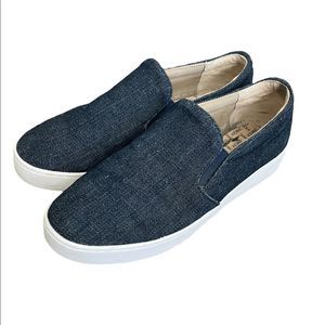 Vionic Womens Splendid Denim Midi Slip ON Sneakers
